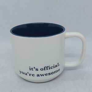 Threshold Coffee Mug It’s Official You’re Awesome Stoneware 16oz Cup Target